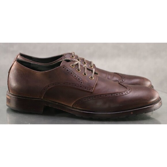 Johnston & Murphy Myles $175 Men\'s Wingtip Oxford Dress Shoes Sz 11.5 M 27-1510 main image 4